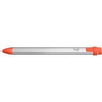 Logitech Crayon Stylus - Capacitive Touchscreen Type Supported - Active - Replaceable Stylus Tip - Aluminium - Tablet Device Supported