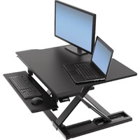 Ergotron WorkFit Height Adjustable Multipurpose Desktop Riser - Up to 76.2 cm (30") Screen Support - 18.14 kg Load Capacity - 50.8 cm Height - -