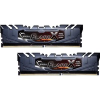 G.SKILL Flare X RAM Module - 16 GB (2 x 8GB) - DDR4-3200/PC4-25600 DDR4 SDRAM - 3200 MHz - CL16 - 1.35 V - Non-ECC - Unbuffered - 288-pin - DIMM -