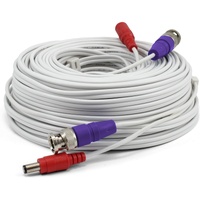 Swann 30 m BNC/Power Video/Power Cable for Camera, Video Device - First End: 1 x BNC Video - Male, 1 x Power - Female - Second E
