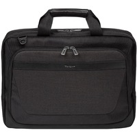 Targus CitySmart TBT914AU Carrying Case (Briefcase) for 39.6 cm (15.6") Notebook - Black - Polyester Body - Shoulder Strap, Trolley Strap - 368 mm x