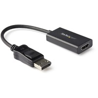 StarTech.com DisplayPort to HDMI Adapter, 4K 60Hz HDR10 Active DisplayPort 1.4 to HDMI 2.0b Converter, Latching DP Connector, DP to HDMI - 1 x 20-pin