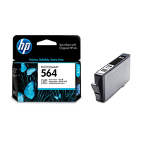 HP 564 Original Inkjet Ink Cartridge - Photo Black Pack - 170 Pages