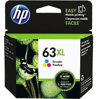 HP 63XL Original High Yield Inkjet Ink Cartridge - Tri-colour Pack - 300 Pages