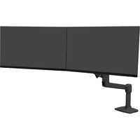 Ergotron Mounting Arm for Monitor - Matte Black - 2 Display(s) Supported - 63.5 cm (25") Screen Support - 10 kg Load Capacity - 75 x 75, 100 x 100