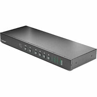 StarTech.com 4x4 HDMI Matrix Switch with Audio and Ethernet Control - 4K 60Hz - HDMI Switcher Box - Rack Mountable - With Remote Ethernet & RS232 - a