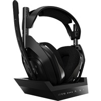 Astro A50 Wireless Over-the-head Stereo Gaming Headset - Black - Binaural - Circumaural - 914.4 cm - 20 Hz to 20 kHz - Uni-directional, Noise - Noise