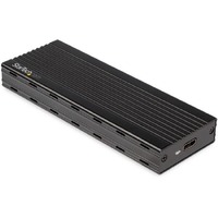 StarTech.com Drive Enclosure - USB 3.1 Type C Host Interface - UASP Support External - Black - 1 x SSD Supported - 1 x Total Bay - Aluminium