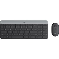 Logitech MK470 Keyboard & Mouse - USB Wireless RF - Keyboard/Keypad Color: Graphite - USB Wireless RF - Optical - 1000 dpi - 3 Button - Scroll Wheel