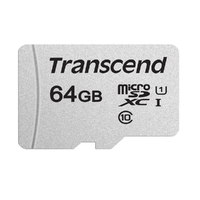 Transcend 64 GB Class 10/UHS-I (U1) microSDXC - 95 MB/s Read - 45 MB/s Write