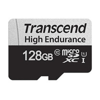 Transcend High Endurance 350V 64 GB Class 10/UHS-I (U1) microSDXC - 100 MB/s Read - 45 MB/s Write