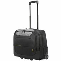 Targus CityGear TCG717GL Carrying Case (Roller) for 39.6 cm (15.6") to 43.9 cm (17.3") Notebook - Black, Grey - Shock Absorbing, Impact Resistant - -