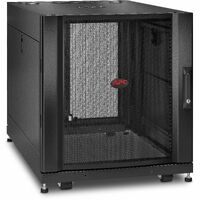 APC by Schneider Electric NetShelter SX 12U Floor Standing Rack Cabinet for Server, Storage - 482.60 mm Rack Width x 755.65 mm Rack Depth - Black - -