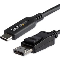 StarTech.com 6ft/1.8m USB C to Displayport 1.4 Cable Adapter - 4K/5K/8K USB Type C to DP 1.4 Monitor Video Converter Cable - HDR/HBR3/DSC - USB-C to
