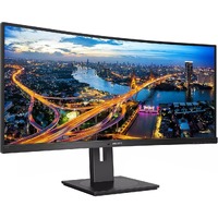 Philips Ultrawide 346B1C 34" Class WQHD Curved Screen LCD Monitor - 21:9 - Textured Black - 34" Viewable - Vertical Alignment (VA) - WLED Backlight -