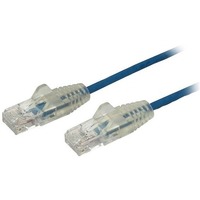 StarTech.com 0.5 m CAT6 Cable - Slim CAT6 Patch Cord - Blue - Snagless RJ45 Connectors - Gigabit Ethernet Cable - 28 AWG (N6PAT5