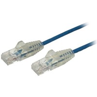 StarTech.com 0.5 m CAT6 Cable - Slim CAT6 Patch Cord - Blue - Snagless RJ45 Connectors - Gigabit Ethernet Cable - 28 AWG (N6PAT50CMBLS) - Slim CAT6 a