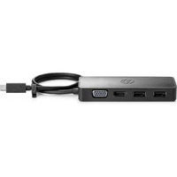 HP USB Type C Docking Station for Notebook/Tablet/Monitor - Charging Capability - 75 W - 4K, Full HD - 3840 x 2160, 1920 x 1080 - 3 x USB Ports - 2 x