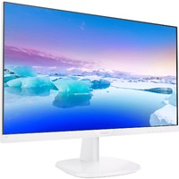 Philips 243V7QDAW 24" Class Full HD LCD Monitor - 16:9 - Textured White - 23.8" Viewable - In-plane Switching (IPS) Technology - WLED Backlight - x -