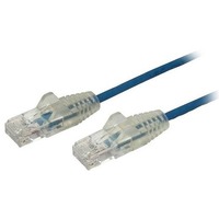 StarTech.com 1.5 m CAT6 Cable - Slim CAT6 Patch Cord - Blue - Snagless RJ45 Connectors - Gigabit Ethernet Cable - 28 AWG (N6PAT150CMBLS) - Slim CAT6