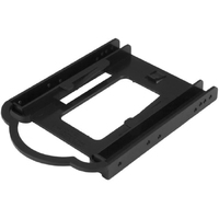 StarTech.com 5 Pack - 2.5" SSD / HDD Mounting Bracket for 3.5" Drive Bay - Tool-less - SSD Mounting Bracket 2.5 to 3.5 (BRACKET125PTP) - Easily a or