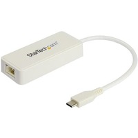 StarTech.com Gigabit Ethernet Adapter for Computer/Notebook - 1000Base-T - Portable - USB 3.2 (Gen 1) Type C - 1 Port(s) - 1 - Twisted Pair