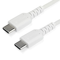 StarTech.com 2m USB C Charging Cable - Durable Fast Charge & Sync USB 2.0 Type C to C Charger Cord - TPE Jacket Aramid Fiber M/M