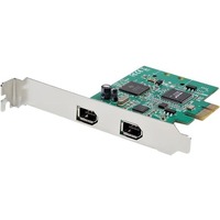 StarTech.com 2 Port PCI Express FireWire Card - TI TSB82AA2 Chipset - Plug-and-Play - PCIe 1394a FireWire Adapter (PEX1394A2V2) - PCI Express card 2