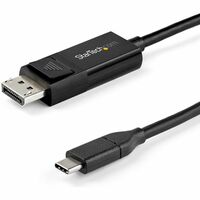 StarTech.com 3ft (1m) USB C to DisplayPort 1.4 Cable 8K 60Hz/4K - Reversible DP to USB-C or USB-C to DP Video Adapter Cable HBR3/HDR/DSC - Reversible
