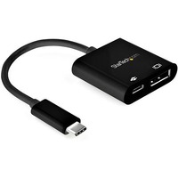 StarTech.com USB C to DisplayPort Adapter with 60W Power Delivery Pass-Through - 8K/4K USB Type-C to DP 1.4 Video Converter w/ Charging - 1 x 24-pin