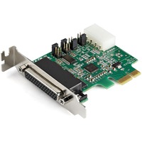 StarTech.com Multiport Serial Adapter - PCI Express 1.1 x1 - 4 x DB-9 RS-232 - Serial, Via Cable - 921.60 kbit/s - 16950 - Plug-in Card