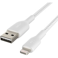 Belkin BOOST&uarr;CHARGE 1 m Lightning/USB Data Transfer Cable for iPhone, iPad - First End: 1 x Lightning - Male - Second End: 1 x USB Type A - Male