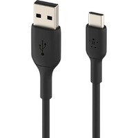 Belkin BOOST&uarr;CHARGE 3 m USB/USB-C Data Transfer Cable - First End: 1 x USB Type C - Male - Second End: 1 x USB Type A - Male - Black