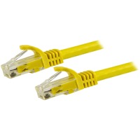 StarTech.com 1.5m CAT6 Ethernet Cable - Yellow Snagless Gigabit - 100W PoE UTP 650MHz Category 6 Patch Cord UL Certified Wiring/TIA - 1.5m Yellow & -