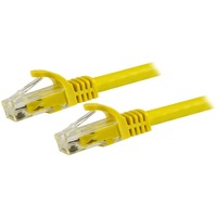 StarTech.com 1.5m CAT6 Ethernet Cable - Yellow Snagless Gigabit - 100W PoE UTP 650MHz Category 6 Patch Cord UL Certified Wiring/