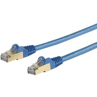 StarTech.com 10m CAT6a Ethernet Cable - Blue - RJ45 Snagless Connectors - CAT6a STP Cord - Copper Wire - Network Cable (6ASPAT10MBL) - CAT6a Ethernet