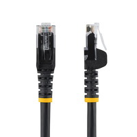 StarTech.com 1.5m CAT6 Ethernet Cable - Black Snagless Gigabit - 100W PoE UTP 650MHz Category 6 Patch Cord UL Certified Wiring/TIA - 1.5m Black CAT6