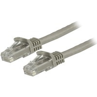 StarTech.com 1.5m CAT6 Ethernet Cable - Grey Snagless Gigabit - 100W PoE UTP 650MHz Category 6 Patch Cord UL Certified Wiring/TIA - 1.5m Grey CAT6 &