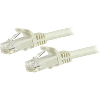 StarTech.com 1.5m CAT6 Ethernet Cable - White Snagless Gigabit - 100W PoE UTP 650MHz Category 6 Patch Cord UL Certified Wiring/TIA - 1.5m White CAT6