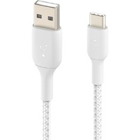 Belkin BOOST&uarr;CHARGE 2 m USB/USB-C Data Transfer Cable for Smartphone, Power Bank - First End: 1 x USB Type C - Male - Second End: 1 x USB Type A