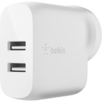 Belkin BOOST&uarr;CHARGE 24 W AC Adapter - 1 Pack - USB - For Smartphone, Tablet PC, Power Bank, Mobile Device - 4.80 A Output - White