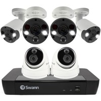 Swann 8 Channel Night Vision Wired Video Surveillance System 2 TB HDD - Network Video Recorder, Camera - 3840 x 2160 Camera Resolution - HDMI - 4K -