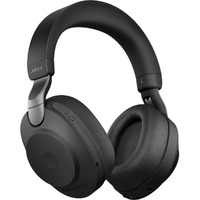 Jabra Evolve2 85 Wireless Over-the-head Stereo Headset - Black - Binaural - Supra-aural - Bluetooth