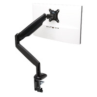 Kensington SmartFit Mounting Arm for Monitor, Flat Panel Display, Curved Screen Display - Black - Height Adjustable - 1 Display(s) Supported - 86.4 -