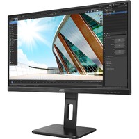 AOC 27P2Q 27" Class Full HD LCD Monitor - 16:9 - Black - 27" Viewable - In-plane Switching (IPS) Technology - WLED Backlight - 1920 x 1080 - 16.7 - -