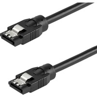 StarTech.com 0.3 m Round SATA Cable - Latching Connectors - 6Gbs SATA Cord - SATA Hard Drive Power Cable - Lifetime Warranty (SA