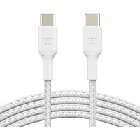 Belkin BOOST&uarr;CHARGE 1 m USB-C Data Transfer Cable - First End: 1 x USB Type C - Male - Second End: 1 x USB Type C - Male - White