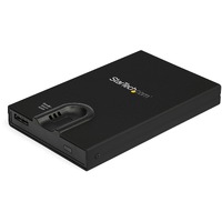 StarTech.com Drive Enclosure SATA/600 - USB 3.1 (Gen 1) Micro-B Host Interface External - Black - TAA Compliant - 1 x HDD Supported - 1 x SSD - 1 x -