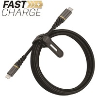 OtterBox 2 m Lightning/USB-C Data Transfer Cable - First End: Lightning - Second End: USB Type C - Black