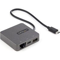 StarTech.com USB-C Multiport Adapter - USB 3.1 Gen 2 Type-C Mini Dock - USB-C to 4K HDMI or 1080p VGA - 10Gbps USB-A & USB-C, Ethernet - USB C 4K or